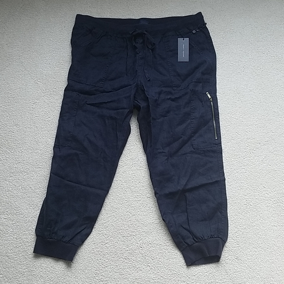 Tommy Hilfiger Linen Joggers - Picture 1 of 9